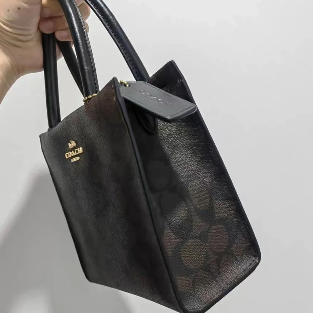 Coach Brown-Black Bag - Picture 6 of 6